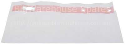 Protective film for dishwasher L 330mm W 196mm