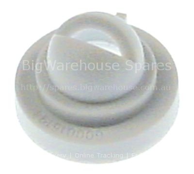 Wash jet mounting pos. upper/lower H 13mm ø 20mm