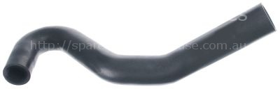 Formed hose ext. ø 45/46 ID ø 39/38mm L 430mm warewashing black