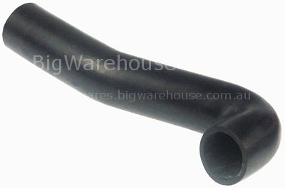 Formed hose hose ext. ø 47mm hose int. ø 40mm L 275mm S-shape