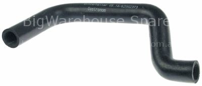 Formed hose ext. ø 33/34 ID ø 26/25mm L 295mm warewashing black