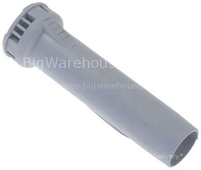 Overflow pipe L 165mm ø 37mm plastic ID ø 31mm