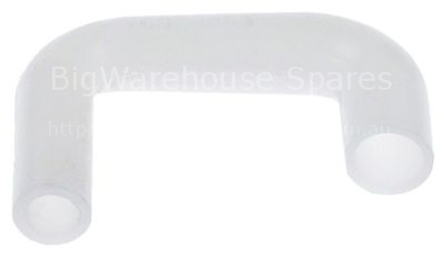 Pipe tube ø 14mm L 64mm plastic