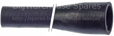 Formed hose hose ext. ø 38/26mm hose int. ø 31/15mm L 1300mm war