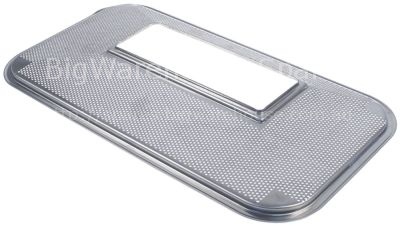 Flat filter for dishwasher H 29mm L 545mm W 293mm SS