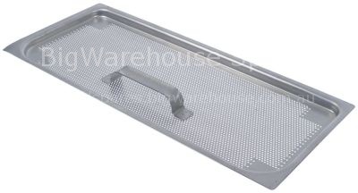 Flat filter for dishwasher H 19mm L 510mm W 225mm SS