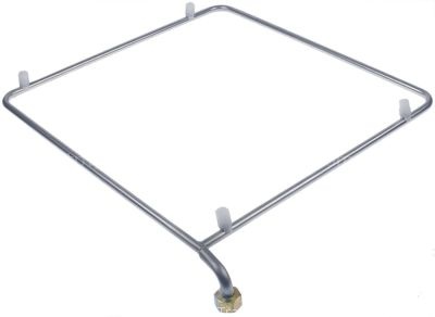 Rinse arm mounting pos. lower L 480mm W 410mm nozzles 4