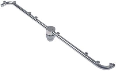 Rinse arm mounting pos. lower L 465mm nozzles 8 thread M26x1.75