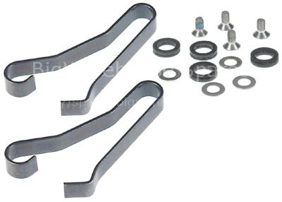 Leaf spring repair set for door L 71mm W 12mm H 37mm