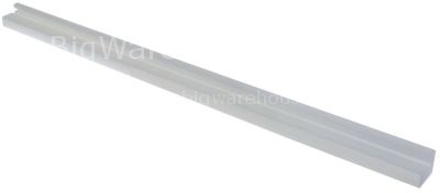 Guide bar plastic L 745mm W 33,75mm ID ø 39mm