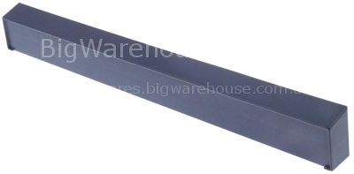 Handle rail for dishwasher L 457mm W 52mm H 30mm blue hole dista