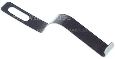 Spring for catch L 76mm W 10mm wire gauge ø 0,5mm thickness 0,5m