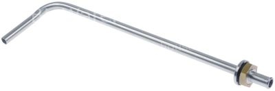 Rinse pipe mounting pos. upper ø 12mm L 375mm