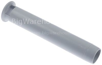 Overflow pipe L 185mm ø 37mm total length 225mm
