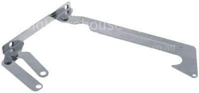 Hinge mounting pos. left complete
