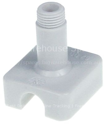 Wash arm boss bottom part mounting pos. lower ø 10mm L 30mm W 26