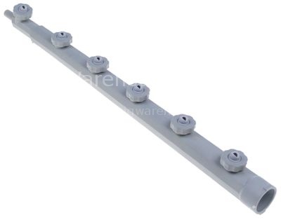 Wash arm L 550mm nozzles 6 mounting pos. upper/lower