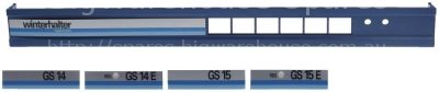 Switch panel GS14/15 L 598mm W 30mm H 57mm