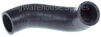 Formed hose hose ext. ø 33,5mm hose int. ø 25,5mm L 131mm EPDM Q