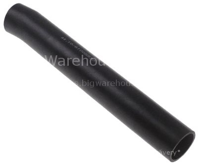 Formed hose hose ext. ø 57mm hose int. ø 49mm L 390mm black Qty