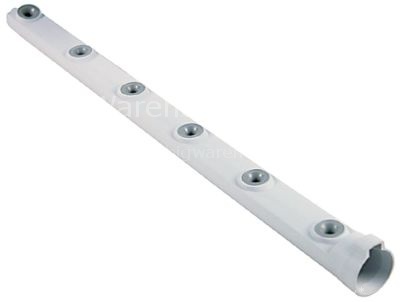 Wash arm L 565mm nozzles 6 mounting pos. upper/lower