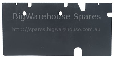 Cover for dishwasher L 428mm W 185mm