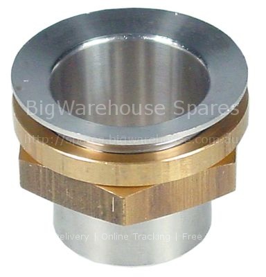 Inlet valve thread 1¼" ED ø 55mm H 43mm hose ø 38mm