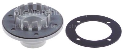 Drain fitting hose ø DN40mm with gasket