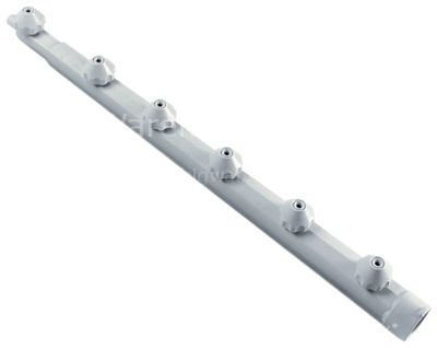 Wash arm L 540mm nozzles 6 mounting pos. lower
