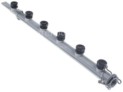 Wash arm L 570mm nozzles 6 mounting pos. intermediate rinsing, M
