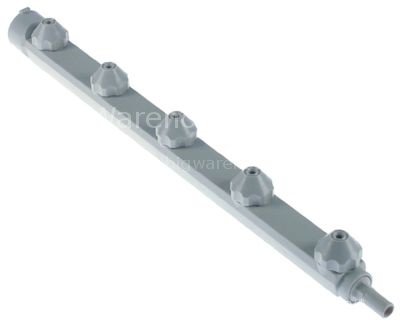 Wash arm L 470mm nozzles 5 mounting pos. upper/lower