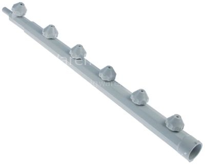 Wash arm L 550mm nozzles 6 mounting pos. upper