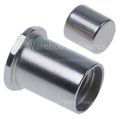 Magnet holder with magnet for front panel