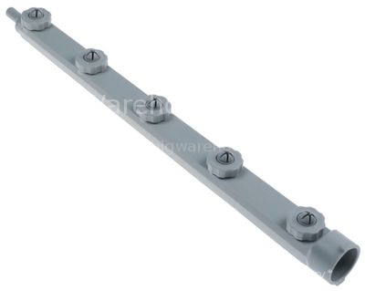 Wash arm L 470mm nozzles 5 mounting pos. right/left mounting ø 3