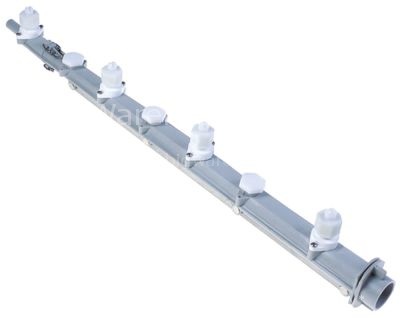 Wash arm L 630mm nozzles 4 mounting pos. lower