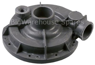 Pump cover FIR inlet ø 45 mm outlet ø 40 mm