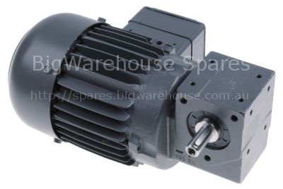 Gear motor type S01-M1C6/4 90/120W 230/400V 50/60Hz 3 phase shaf