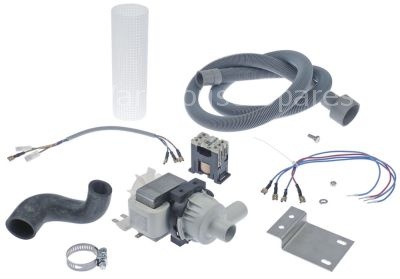 Drain pump kit inlet ø 24mm outlet ø 24mm 220-240V 70W 50Hz HANN