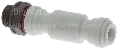 Non-return valve John Guest pipe connection 3/8" - ø10mm POM