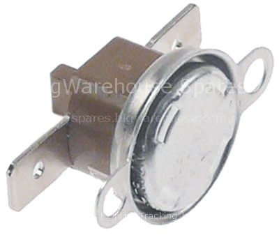Bi-metal safety thermostat hole distance 14mm switch-off temp. 1