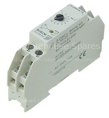 Time relay DOLD IK7816.81/200 time range 1-10s 220-240VAC 10A 1C
