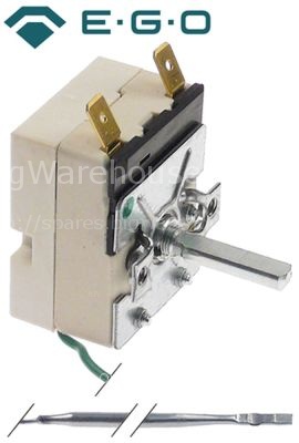 Thermostat t.max. 93°C temperature range 28-93°C 1-pole 1NO 16A