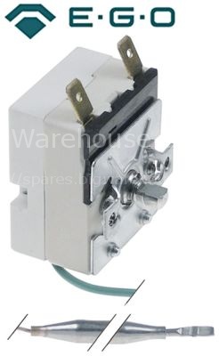 Thermostat t.max. 93°C temperature range 30-93°C 1-pole probe ø