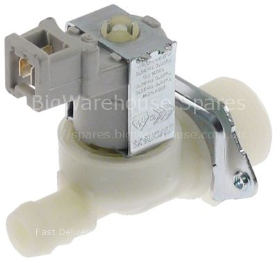 Solenoid valve single straight 230VAC inlet 3/4" outlet 14mm inp