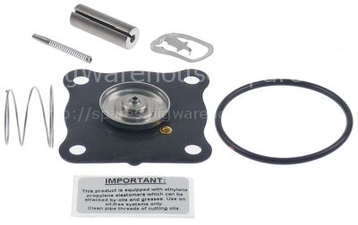 Spare parts kit type D size 3/4"
