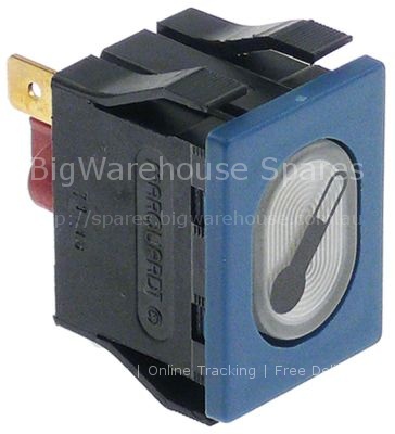 Indicator light mounting measurements 30x22mm 230V white connect
