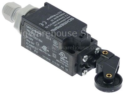 Position switch with roller 1NO/1CO L 65mm W 30mm H 30mm SCHMERS