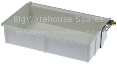 Sump for ice maker L 200mm W 280mm H 75mm MIGEL