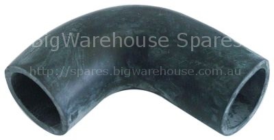 Formed hose warewashing L-shape equiv. no. 1801 ID ø 45mm
