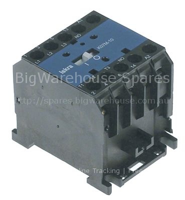 Power contactor resistive load 20 A 230VAC (AC3/400V) 8.5A/5.5kW